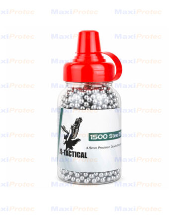 1000 billes acier rondes JS Tactical cal. 6mm airsoft